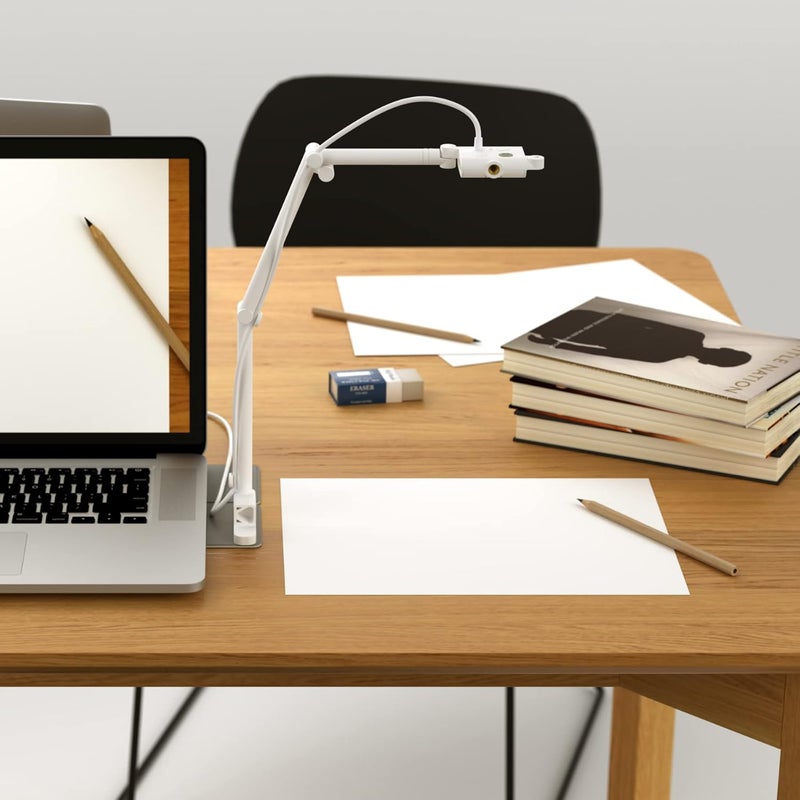 OKIOLABS OKIOCAM T 5MP Webcam & Document Camera for Teachers, Compatible with PC, Mac, Chromebooks - Image 2